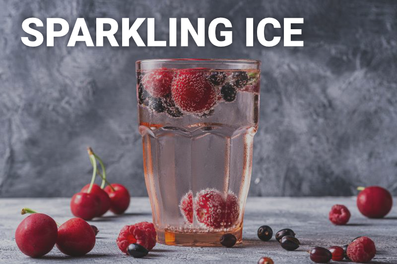 Photo of sparkling drink with ice in glass, by Rodion Kutsaiev on Unsplash